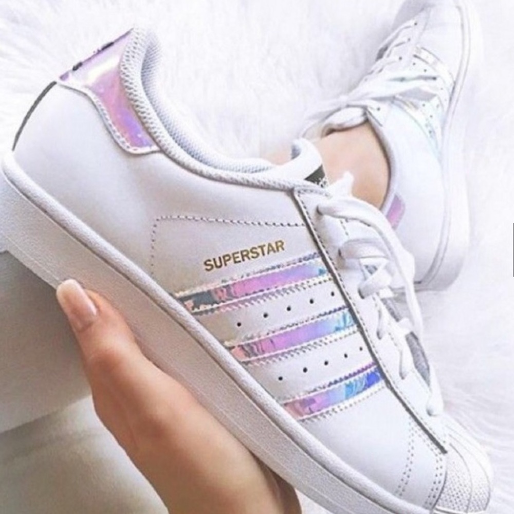 Holographic superstar adidas